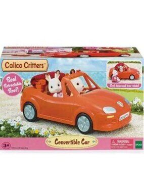 Calico Critters Convertible Car Toy Vehicle New in Box (Critters not included)
